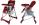 BabyGo - Scaun de masa Tower Maxi Red