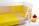 BebeDeco - Lenjerie patut 3 piese - SOMN USOR galben/bej
