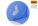 BebeDeco - Set lenjerie patut 4 piese - SOMN USOR bleu/crem
