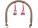 Baby Moov - Balansoar portabil Bubble pink