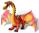 Bullyland - Dragon cu flacari - Orange