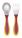 Tigex - Set 2 tacamuri lingura si furculita din inox 12l