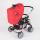 Bambino World - Drive & Walk combi system ALU RED + Scoica