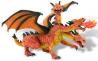 Bullyland - Figurina Dragon orange cu 3 capete