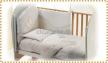 Erbesi Italia - Set de pat FARFALLA alb-natural