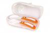 Nuvita - Set lingurita si furculita in caseta BPA free 6m+