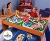 KidKraft - Set constructie din lemn Metropolis Train