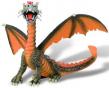 Bullyland - Figurina Dragon orange mic