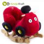 Kinderkraft - Balansoar cu roti 2 in 1 Race Red cu sunete