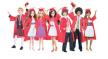 Disney Princess - High School Musical papusi absolventi cu haine de bal