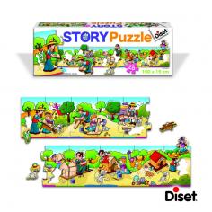 Diset - Puzzle poveste Să construim un coteţ