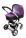 KinderKraft - Carucior 3 in 1 Kraft Purple