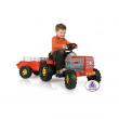 Injusa - Tractor electric copii cu remorca 6 v